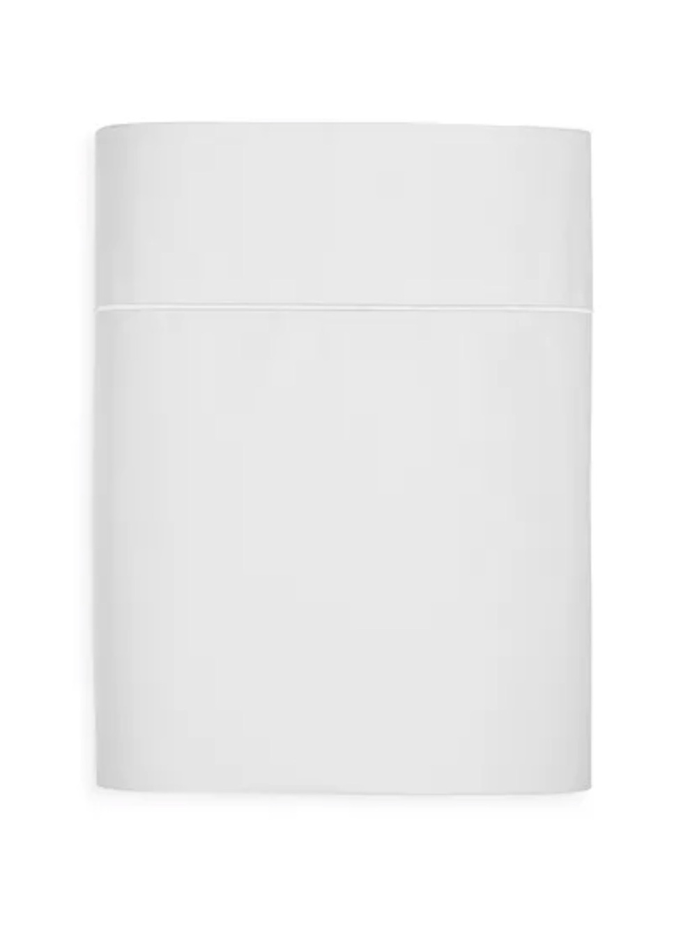 Hudson Park Collection 500TC Pima Cotton Sateen Flat Sheet Queen White